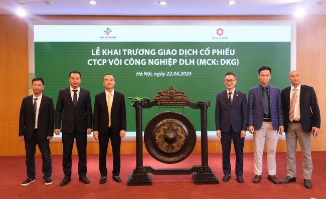 Hơn 14,3 triệu cổ phiếu DKG của CTCP Vôi công nghiệp DLH giao dịch trên UPCoM