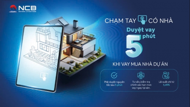 ngan hang ncb xet duyet khoan vay sieu toc nho tien phong ung dung cong nghe hien dai
