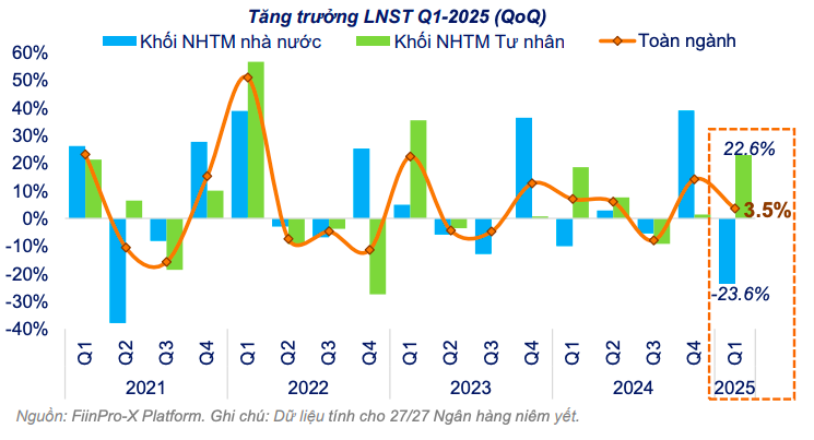 Ngân hàng tư nhân bứt phá lợi nhuận nhưng vẫn còn nhiều rủi ro