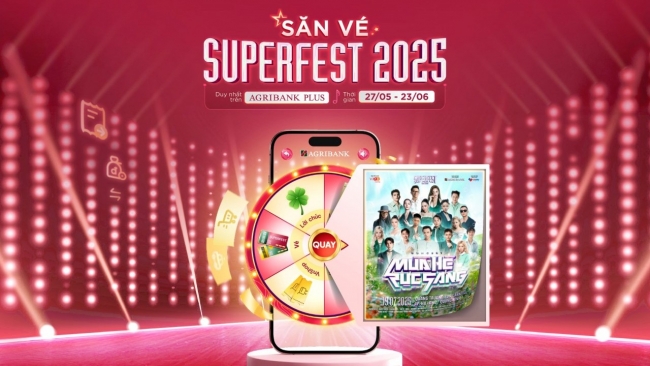 san tang ve superfest 2025 cung agribank