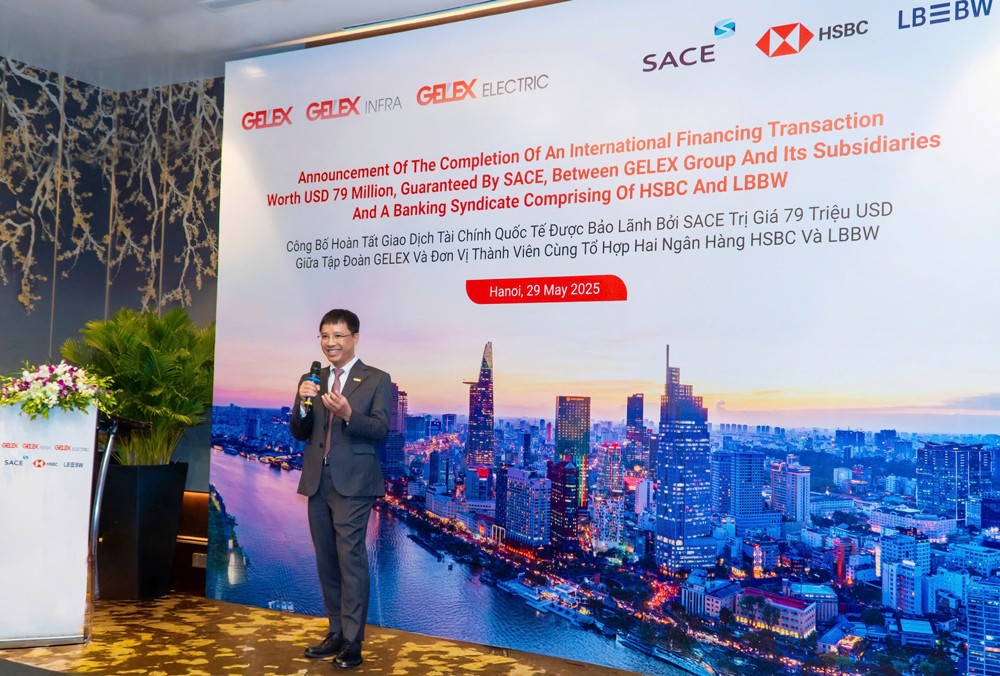 HSBC thu xếp thành công giao dịch bảo lãnh khoản vay không ràng buộc trị giá 79 triệu USD cho GELEX HSBC thu xếp thành công giao dịch bảo lãnh khoản vay không ràng buộc trị giá 79 triệu USD cho GELEX