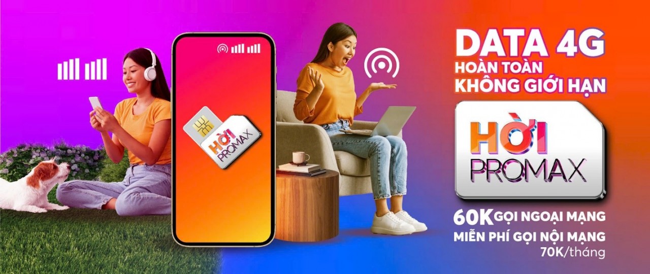 Trải nghiệm Data 4G hoàn toàn không giới hạn chỉ có tại Vietnamobile