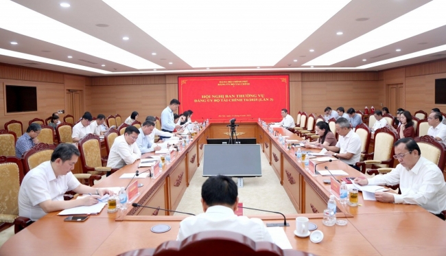 Hội nghị Ban Thường vụ Đảng ủy Bộ Tài chính lần thứ 3 năm 2025