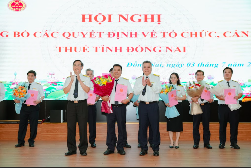 Danh sách 10 thuế cơ sở trực thuộc của Thuế tỉnh Đồng Nai