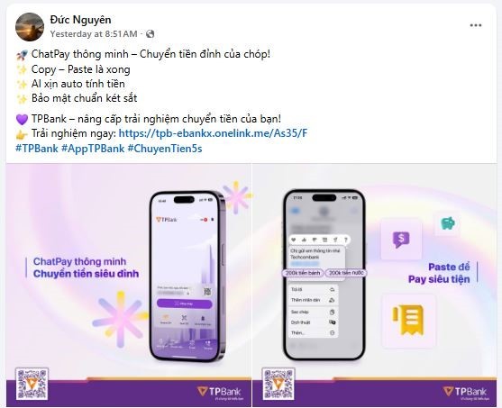 Chạm tương lai ngành tài chính cùng “Ngân hàng trí tuệ” TPBank