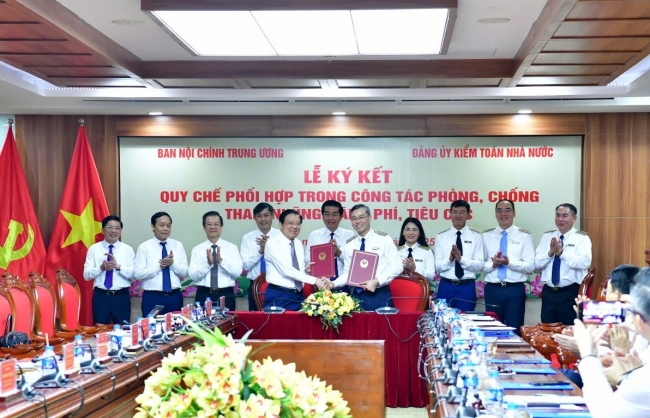 ban noi chinh trung uong va kiem toan nha nuoc ky quy che phoi hop moi ve phong chong tham nhung tieu cuc