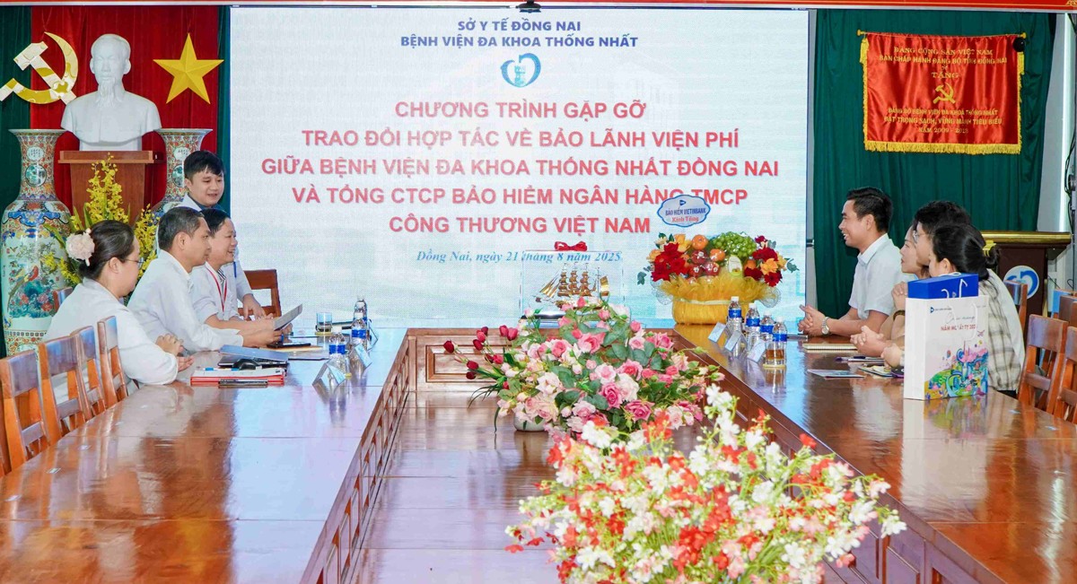 Bảo hiểm VietinBank và Bệnh viện Đa khoa Thống Nhất Đồng Nai hợp tác bảo lãnh viện phí