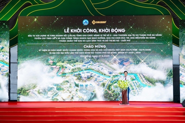 Sun Group nâng tầm Bà Nà bằng siêu đô thị nghỉ dưỡng, vui chơi giải trí dưới chân núi trị giá 52 ngàn tỷ đồng