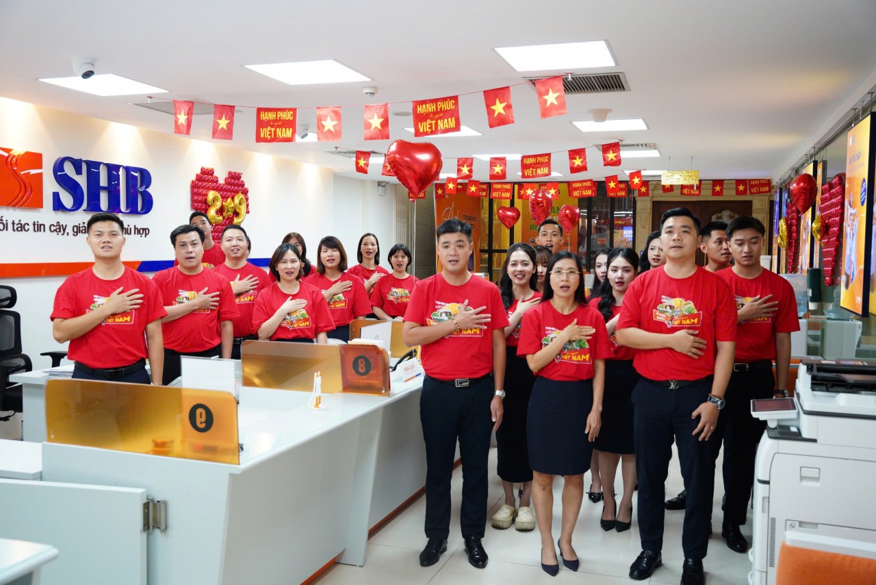 SHB hòa nhịp cùng Tổ quốc: Quốc ca vang vọng kỷ niệm 80 năm độc lập