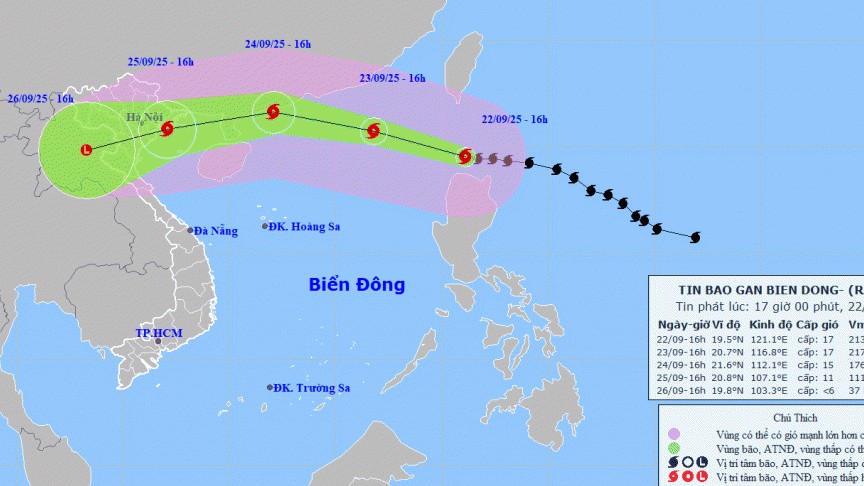 Họp khẩn cấp bách ứng phó siêu bão Ragasa