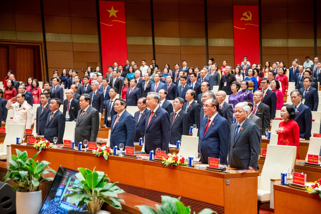 Đại hội đại biểu Đảng bộ Quốc hội lần thứ I, nhiệm kỳ 2025 - 2030 tiến hành phiên chính thức