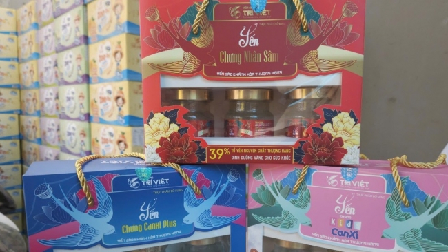 Xử phạt gần 1 tỷ đồng vi phạm đối với sản phẩm yến chưng của Trí Việt