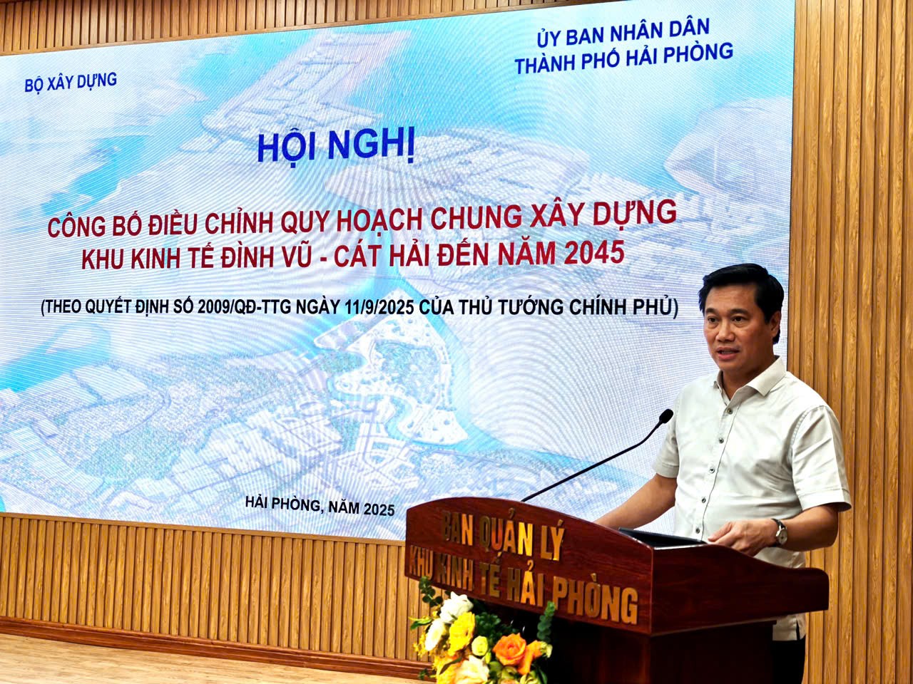 Hải Phòng: Mở rộng không gian phát triển Khu kinh tế Đình Vũ - Cát Hải, tổng quy mô 22.540 ha