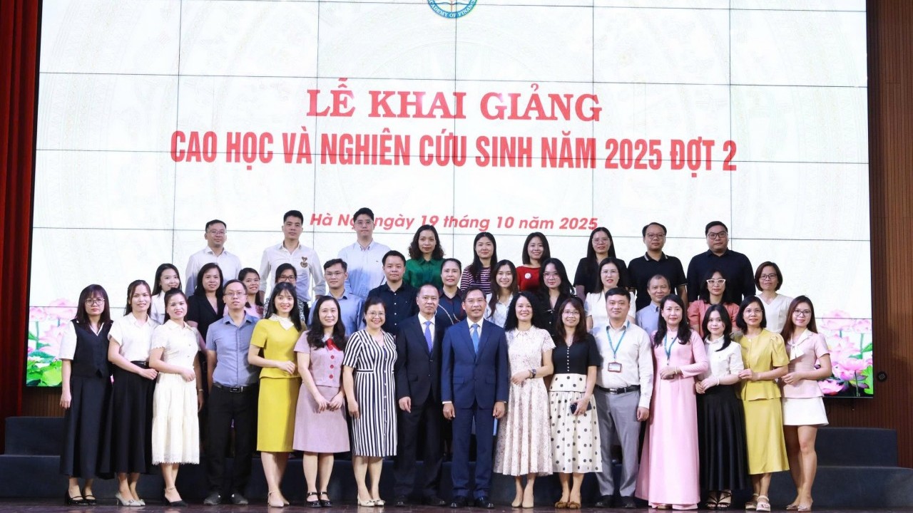 Học viện Tài chính khai giảng lớp cao học khóa 34 và nghiên cứu sinh năm 2025 đợt 2