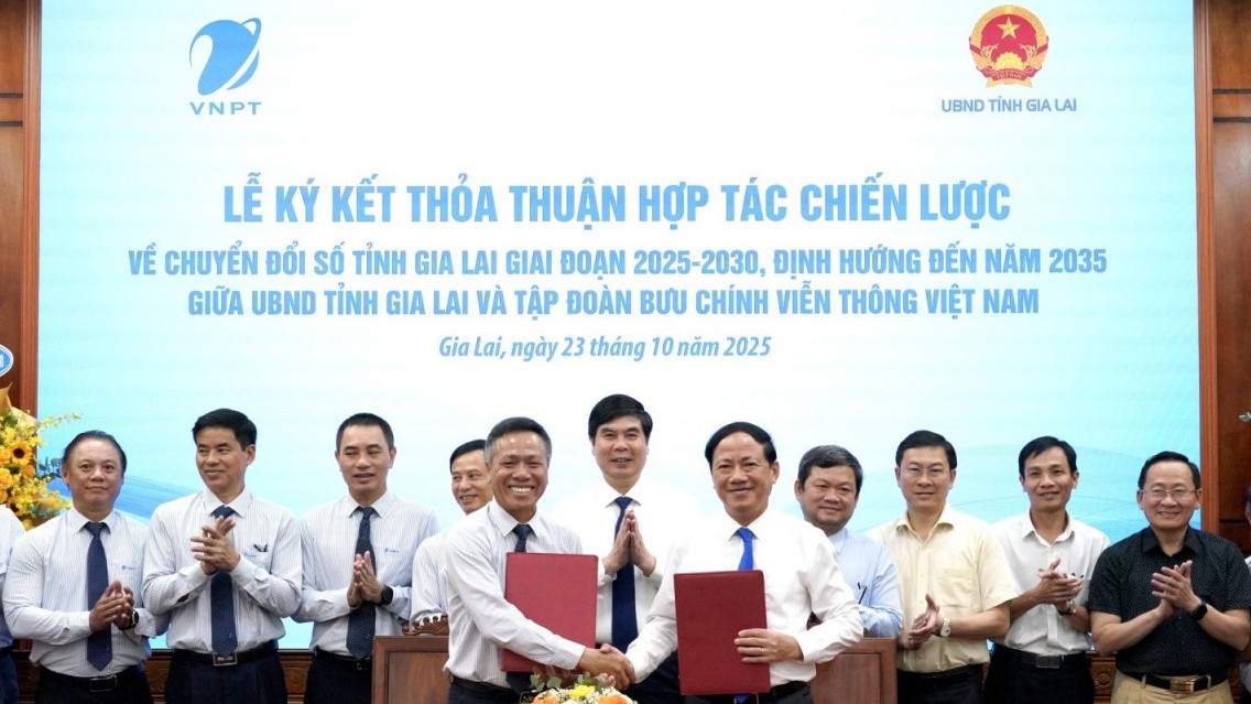 VNPT và tỉnh Gia Lai ký kết thỏa thuận hợp tác chiến lược về chuyển đổi số