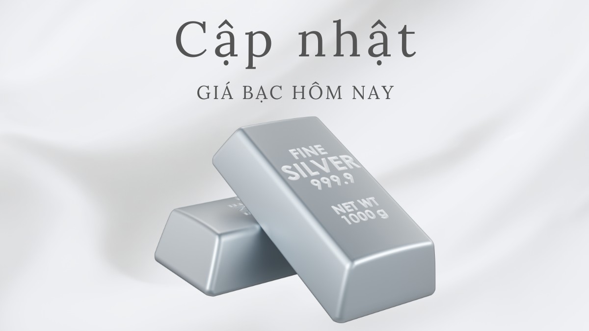 Ngày 25/10: Giá bạc trong nước và thế giới đồng loạt đảo chiều giảm