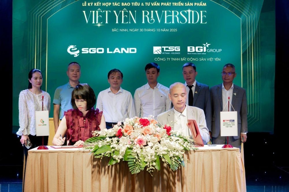 SGO Land ký kết hợp tác chiến lược dự án Việt Yên Riverside