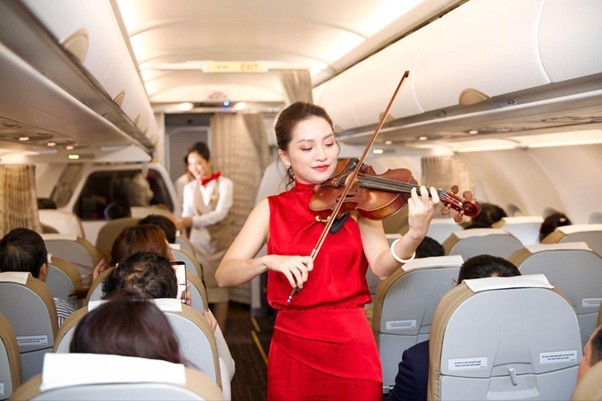 Những hình ảnh chuyến bay đầu tiên của Hãng hàng không Sun PhuQuoc Airways