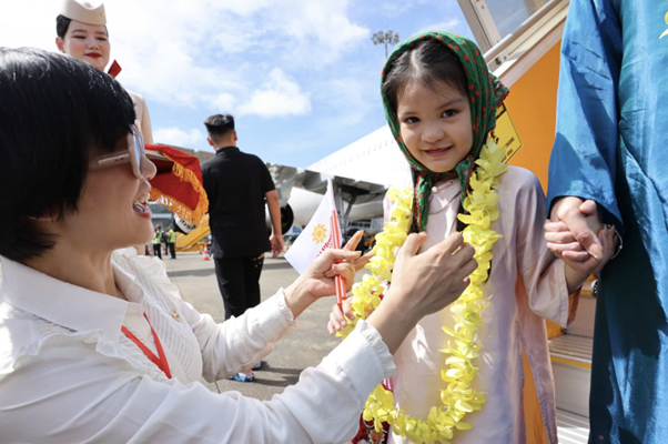 Những hình ảnh chuyến bay đầu tiên của Hãng hàng không Sun PhuQuoc Airways