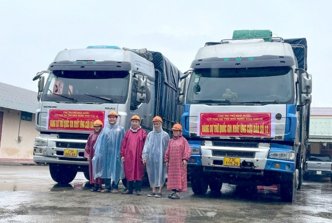 Cục Dự trữ Nhà nước ban hành Công điện chủ động ứng phó với cơn bão số 13