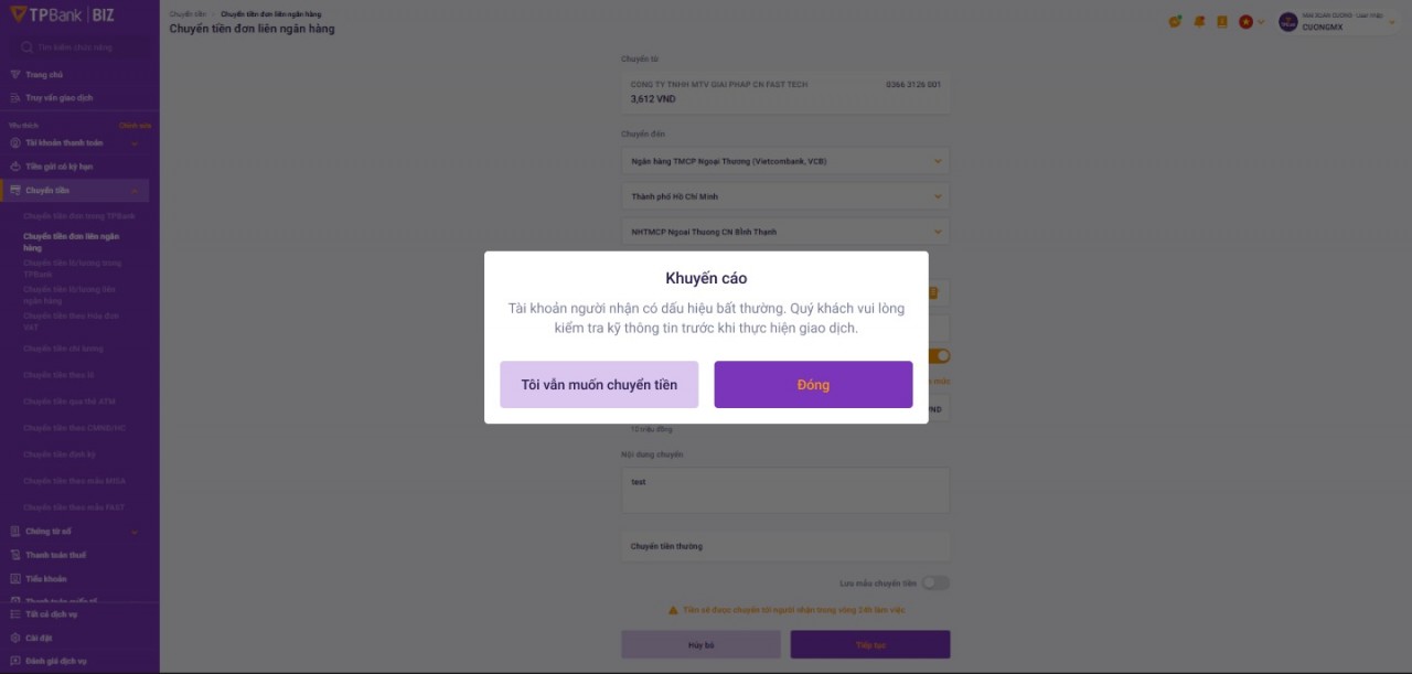 TPBank kích hoạt “lá chắn số” chống lừa đảo tài khoản ngân hàng TPBank kích hoạt “lá chắn số” chống lừa đảo tài khoản ngân hàng