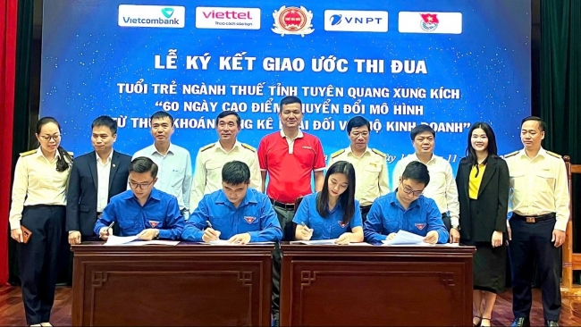 Tuổi trẻ Thuế tỉnh Tuyên Quang xung kích 60 ngày cao điểm chuyển đổi hộ kinh doanh sang kê khai thuế