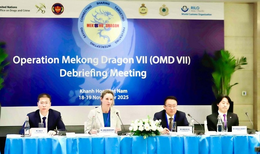 Dấu ấn Hải quan Việt Nam trong thành quả Chiến dịch Con rồng Mê Kông 7