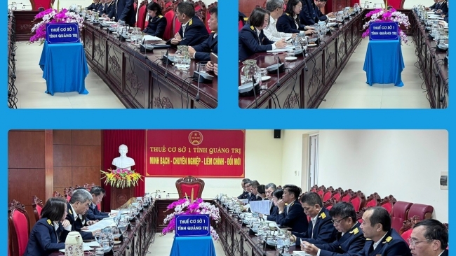 Thuế tỉnh Quảng Trị kiểm tra hỗ trợ kê khai thuế với hộ kinh doanh tại Thuế cơ sở 1