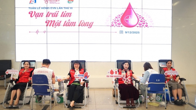 EVN phát động Tuần lễ hồng với thông điệp “Vạn trái tim - Một tấm lòng”