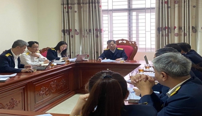 Lãnh đạo Thuế tỉnh Quảng Trị kiểm tra tiến độ chiến dịch "60 ngày cao điểm"