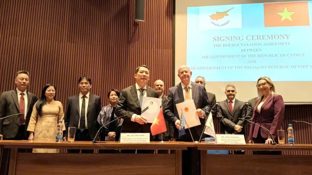 Việt Nam và Cộng hòa Síp ký kết Hiệp định tránh đánh thuế hai lần