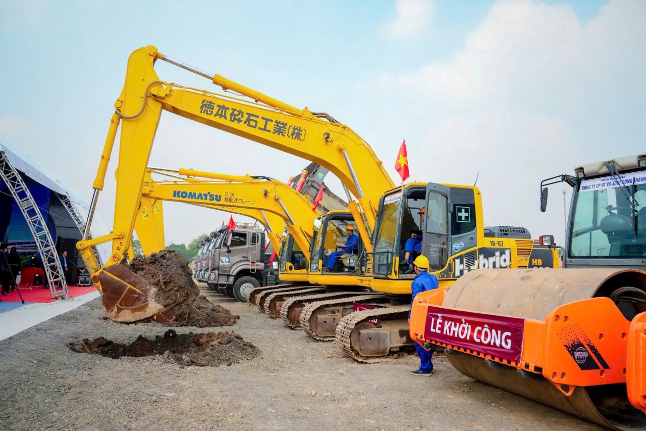 Khởi công Dự án tuyến đường kết nối sân bay Gia Bình với Thủ đô Hà Nội