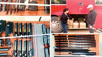 Hải quan phối hợp ngăn chặn vụ vận chuyển linh kiện súng quân dụng