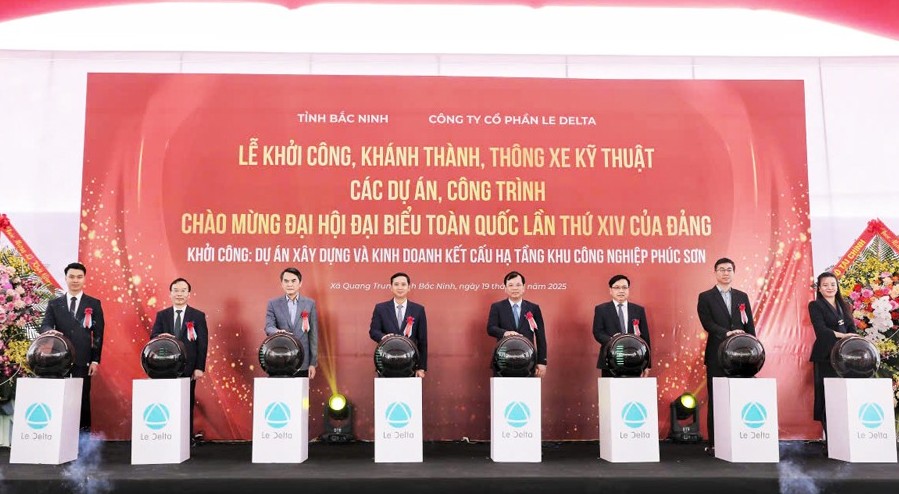 Khởi công Khu công nghiệp Phúc Sơn hơn 1.800 tỷ đồng tại tỉnh Bắc Ninh