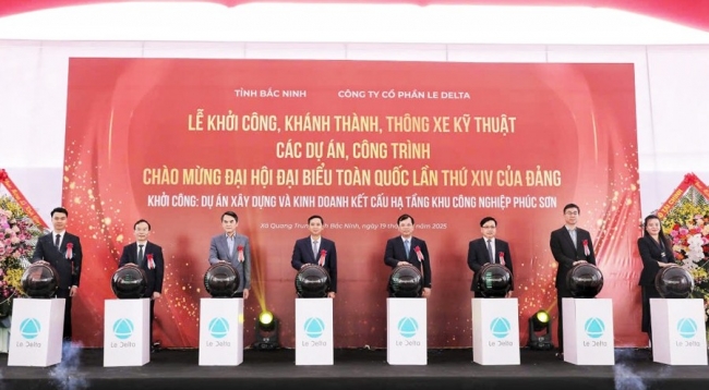 Khởi công Khu công nghiệp Phúc Sơn hơn 1.800 tỷ đồng tại tỉnh Bắc Ninh