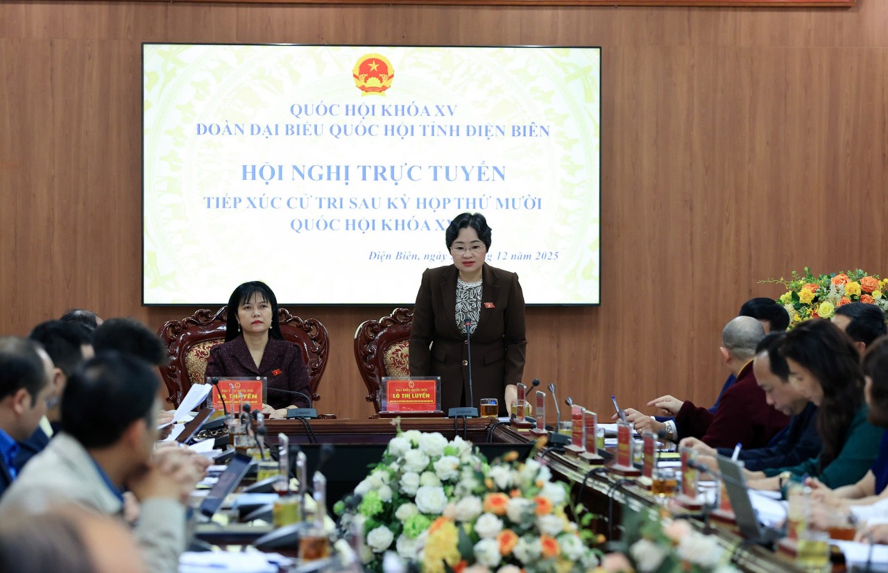 Đoàn ĐBQH tỉnh Điện Biên tiếp xúc cử tri sau Kỳ họp thứ 10, Quốc hội khóa XV