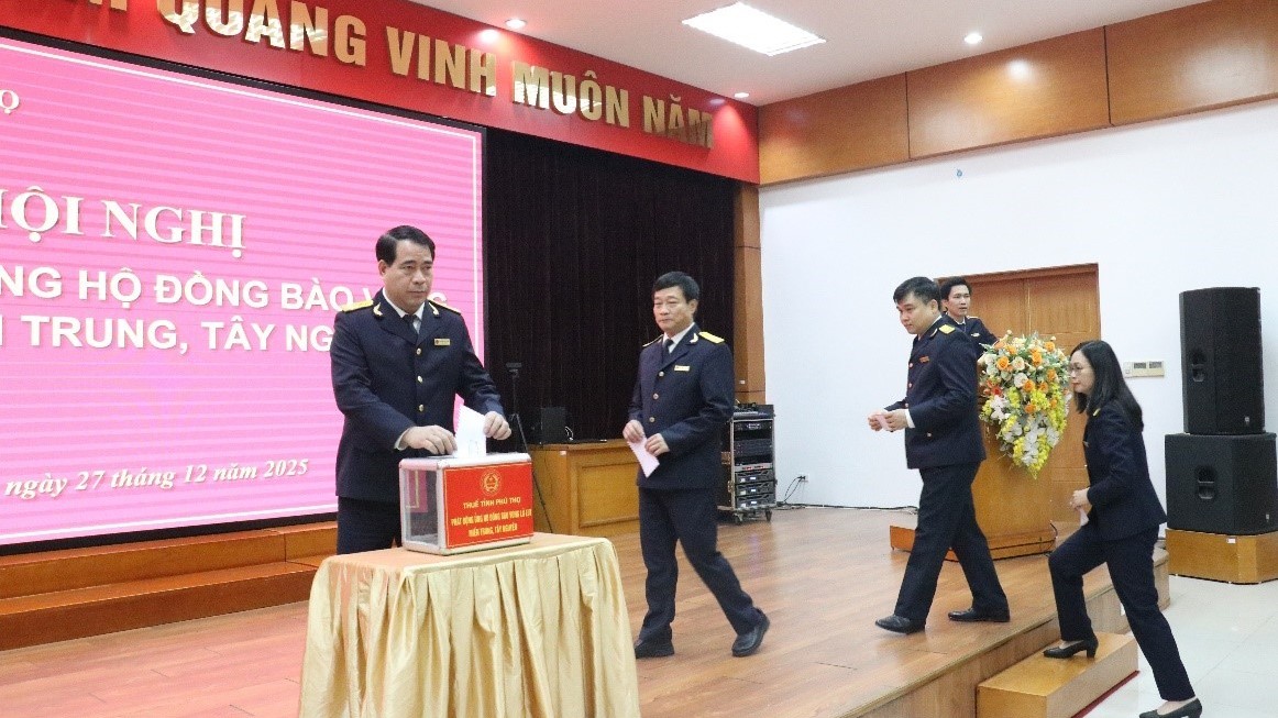 Thuế tỉnh Phú Thọ: Phát động ủng hộ đồng bào vũng lũ lụt miền Trung, Tây Nguyên