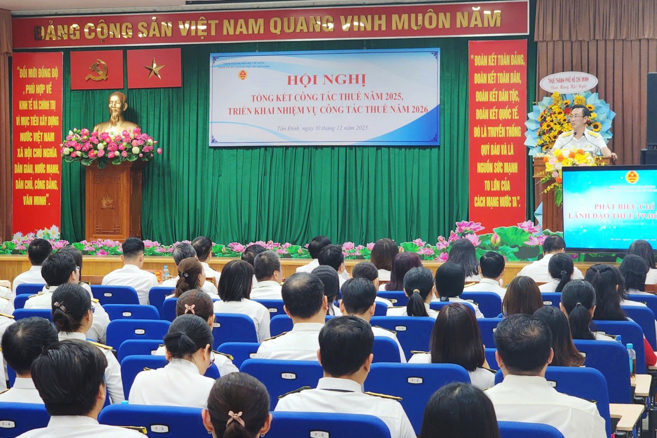 Thuế Cơ sở 1 TP. Hồ Chí Minh vượt 20% dự toán thu ngân sách năm 2025