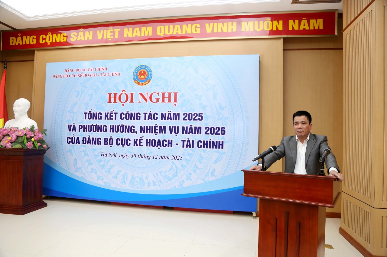 Đảng bộ Cục Kế hoạch - Tài chính vững tin bước vào năm 2026 với khí thế mới, quyết tâm mới Đảng bộ Cục Kế hoạch - Tài chính vững tin bước vào năm 2026 với khí thế mới, quyết tâm mới