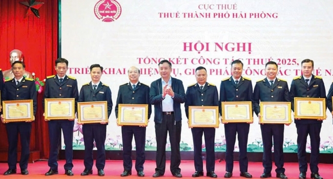 Thuế TP. Hải Phòng "bứt phá" hoàn thành vượt chỉ tiêu thu ngân sách 2025