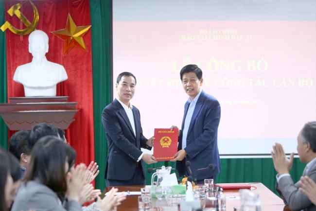 Bộ Tài chính điều động, bổ nhiệm ông Ngô Chí Tùng giữ chức Phó Tổng Biên tập Báo Tài chính - Đầu tư