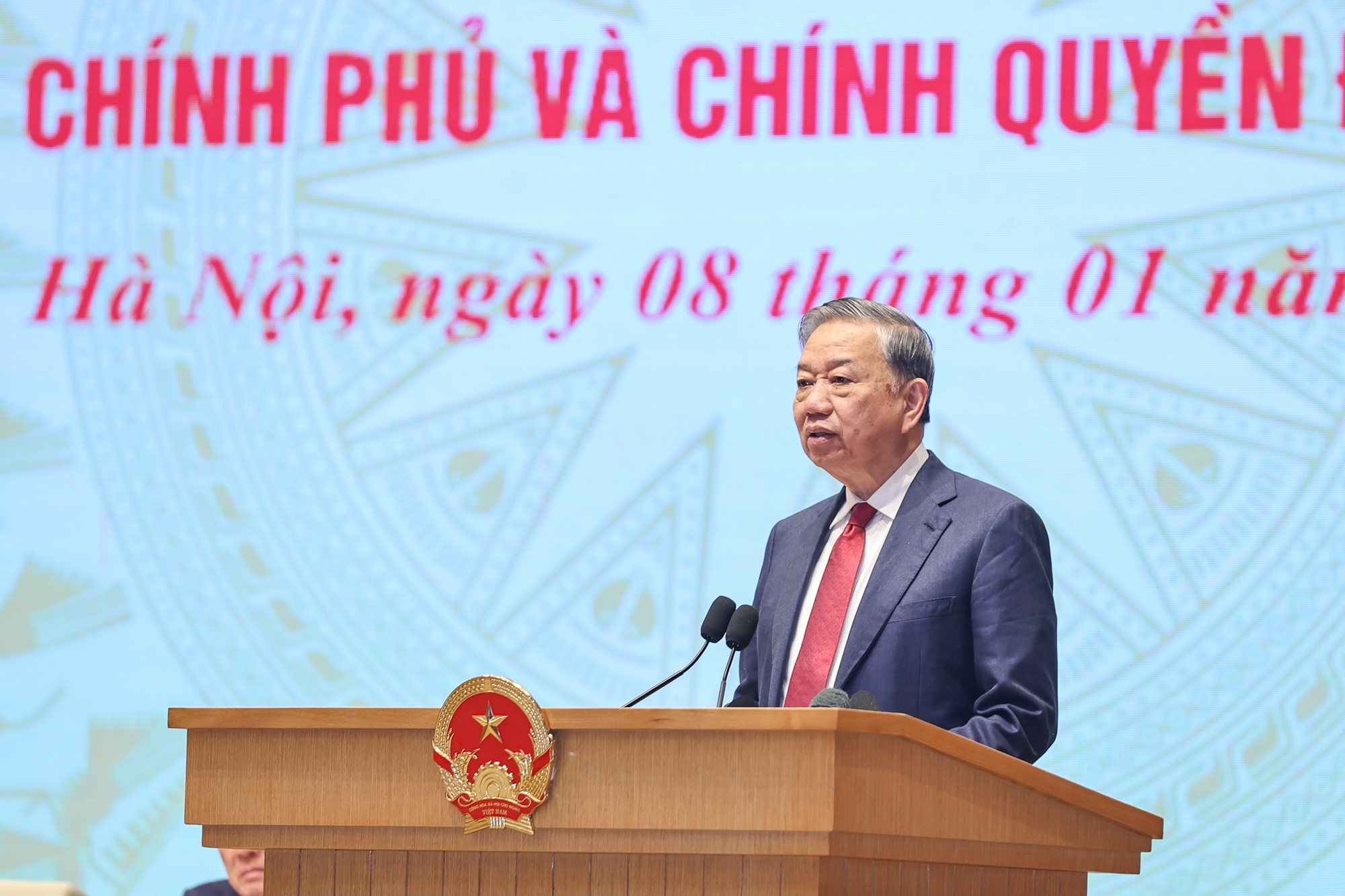 Tổng Bí thư Tô Lâm: Giai đoạn tới đòi hỏi đổi mới căn bản tư duy phát triển, phương thức quản trị và phân bổ nguồn lực- Ảnh 3.