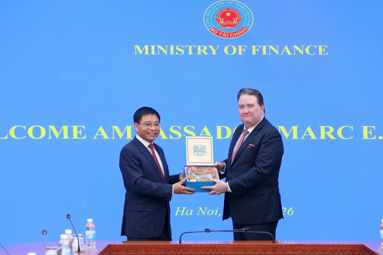 Bộ trưởng Nguyễn Văn Thắng tiếp Đại sứ Hoa Kỳ Marc Knapper đến chào từ biệt