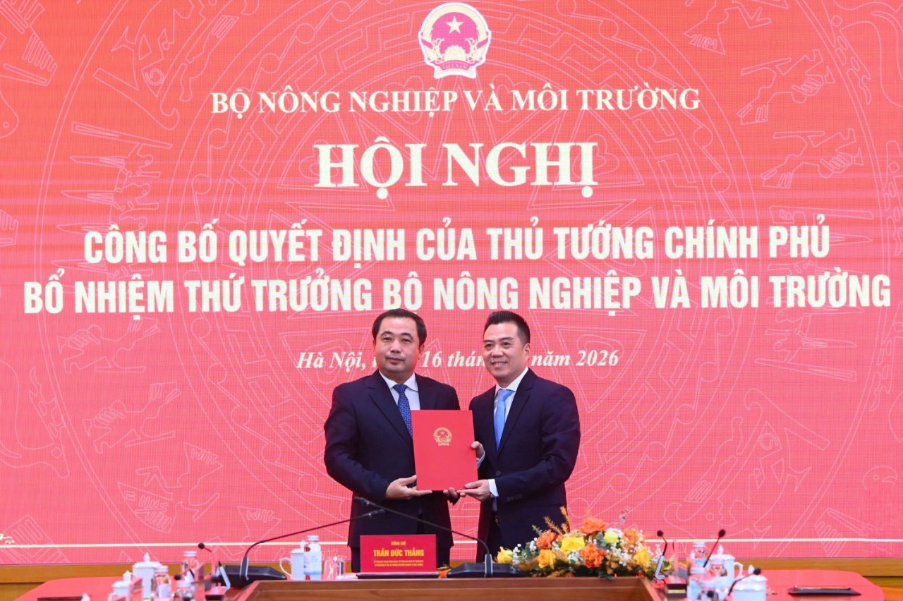 Thủ tướng bổ nhiệm ông Đặng Ngọc Điệp làm Thứ trưởng Bộ Nông nghiệp và Môi trường