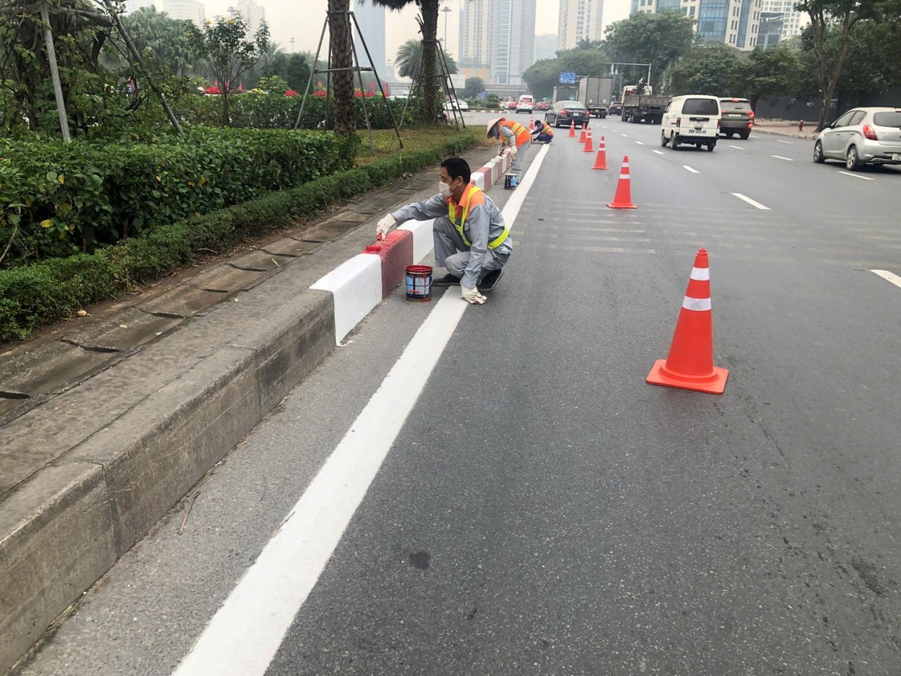 Hà Nội: Duy tu hệ thống kết cấu hạ tầng giao thông phục vụ Đại hội XIV của Đảng Hà Nội: Duy tu hệ thống kết cấu hạ tầng giao thông phục vụ Đại hội XIV của Đảng