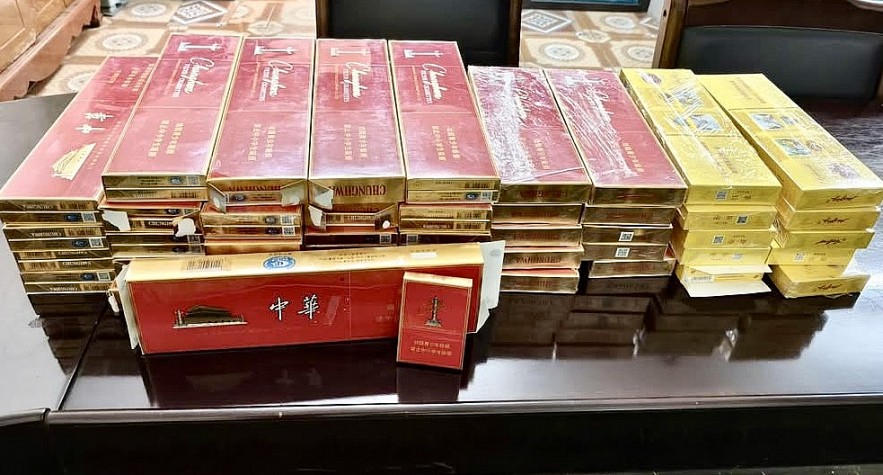 Chống buôn lậu Tết 2026, Hải quan bắt giữ lô hàng thuốc lá điếu nhập lậu tại Lào Cai