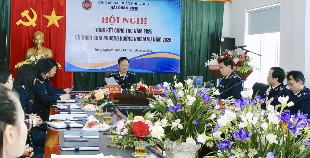 Hải quan Vinh tạo thuận lợi thông quan cho hơn 470 doanh nghiệp ngay đầu năm 2026