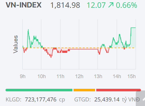 Chứng khoán ngày 29/1: Lực cầu gia tăng về cuối phiên, VN-Index hồi phục tốt
