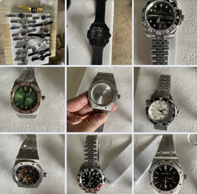 Hải quan phát hiện hơn 870 đồng hồ nghi giả hàng hiệu Patek Philipp, Rolex