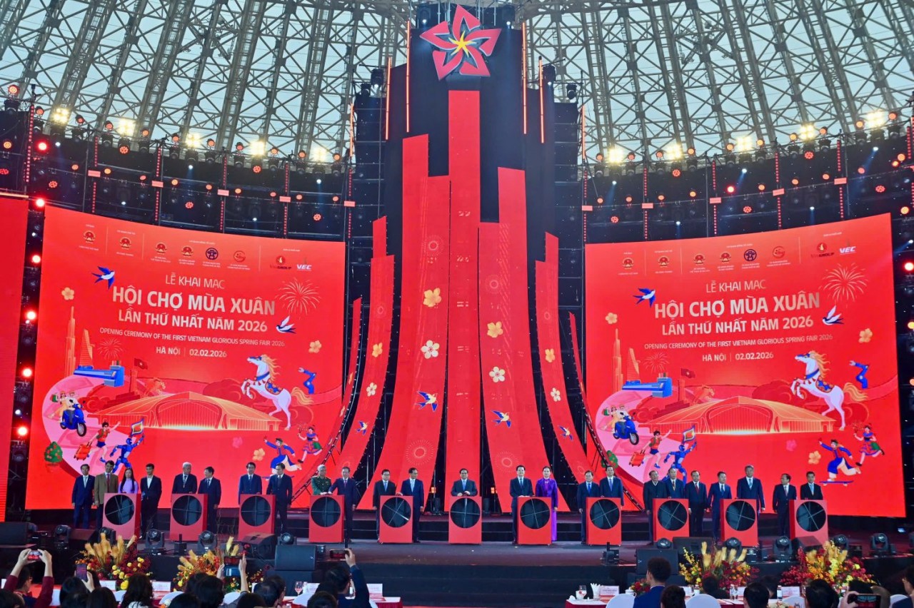 Thủ tướng Phạm Minh Chính: Hội chợ Mùa Xuân lần thứ nhất năm 2026 - một “bước chạy đà” hứa hẹn làm bùng nổ thị trường tiêu dùng trong nướ Thủ tướng Phạm Minh Chính: Hội chợ Mùa Xuân lần thứ nhất năm 2026 - một “bước chạy đà” hứa hẹn làm bùng nổ thị trường tiêu dùng trong nướ